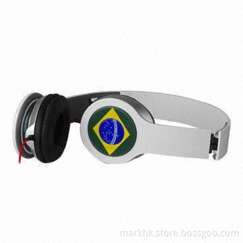Headphones with fashionable lens, decorative design